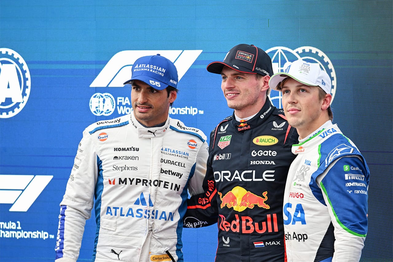 F1アゼルバイジャンGP 予選展開:赤旗6回の混乱 サインツ2位 ローソン3位
