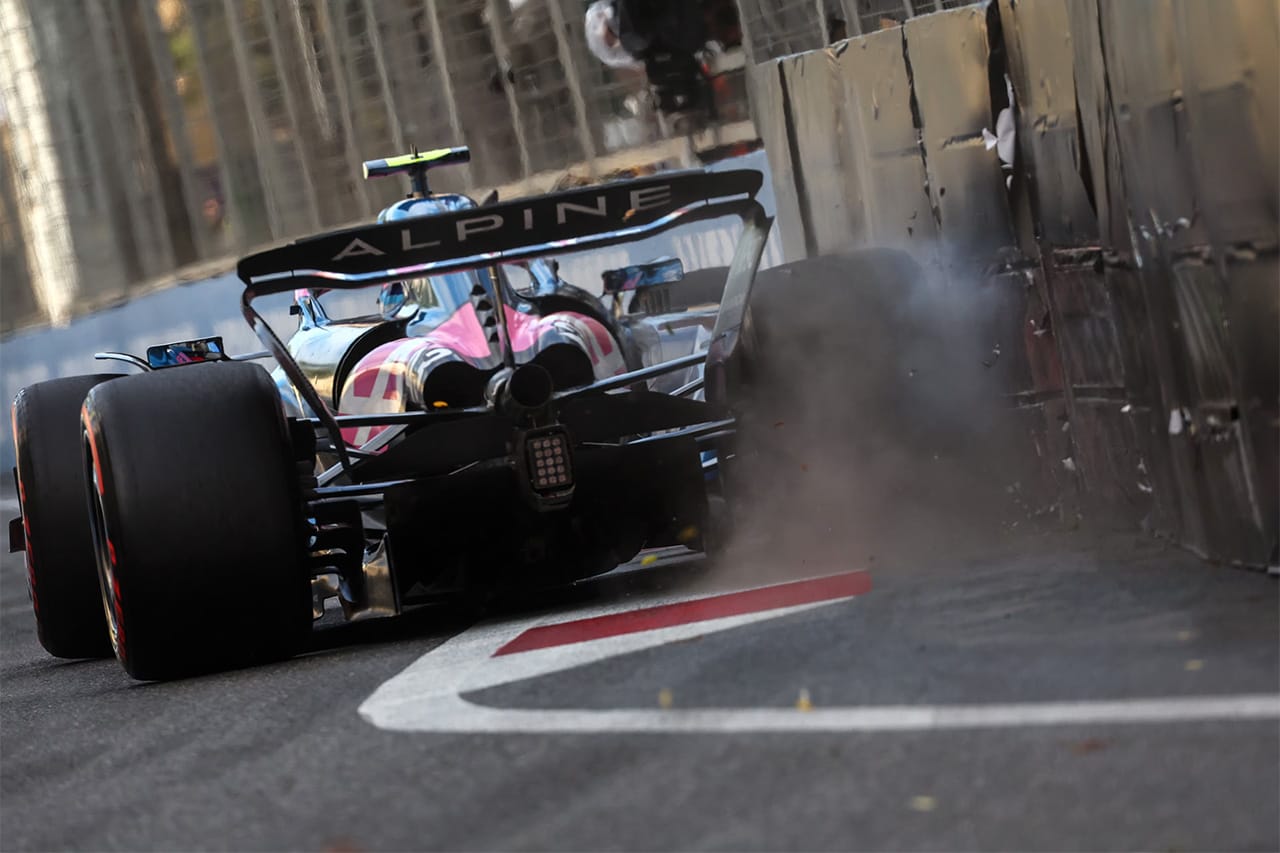 F1アゼルバイジャンGP 予選Q1:赤旗連発の混乱 角田裕毅12番手通過