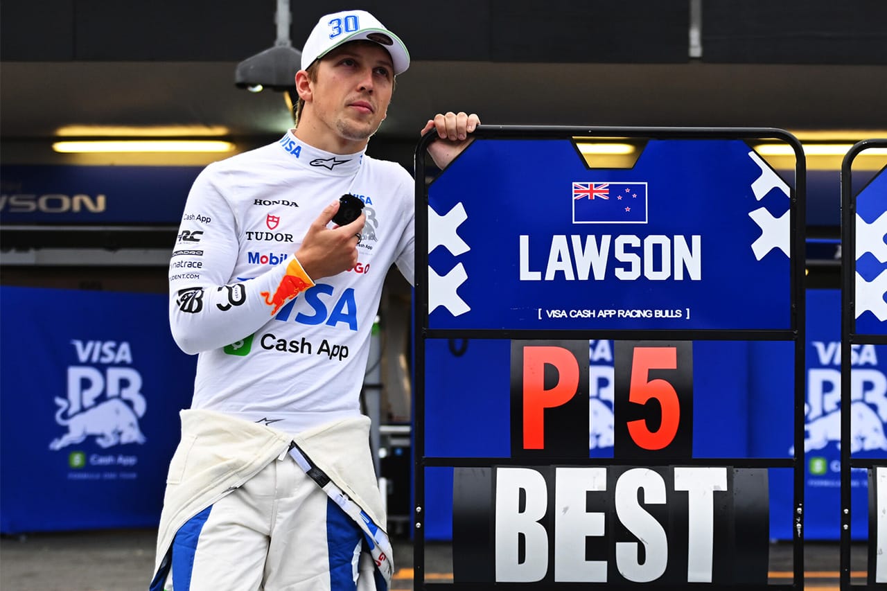 リアム・ローソン 角田裕毅を抑え5位「全力を尽くした」 F1アゼルバイジャンGP