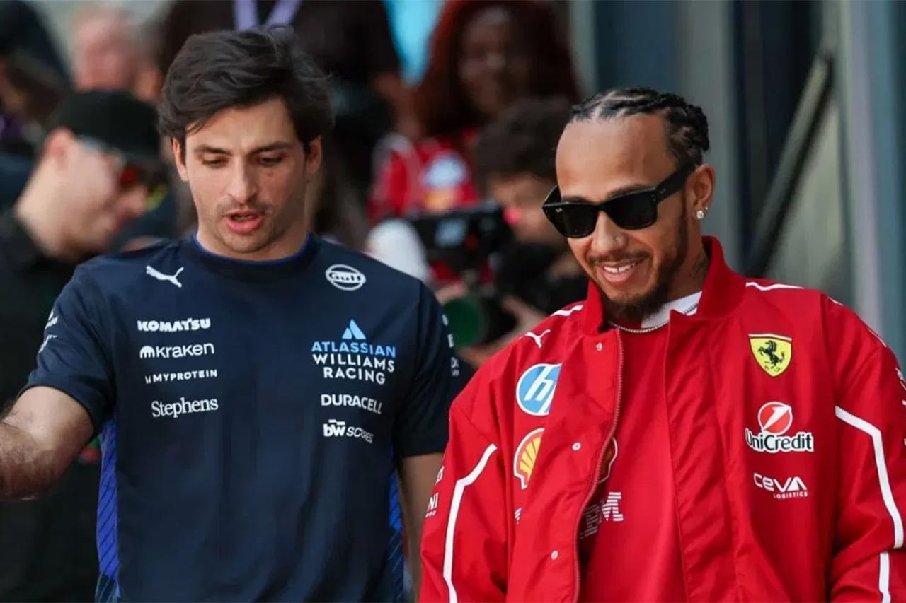 カルロス・サインツJr. ウィリアムズF1加入後初表彰台でハミルトンに一撃