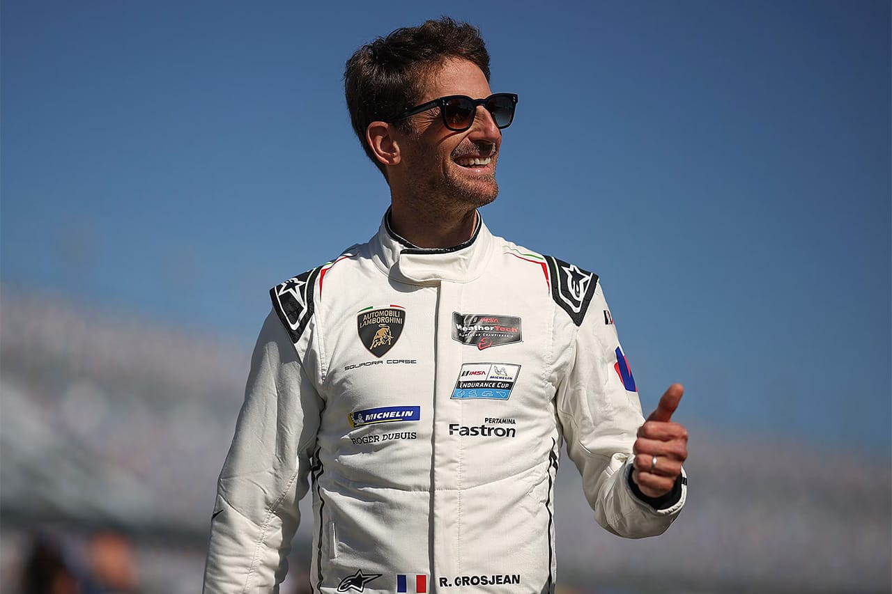ロマン・グロージャン ハースF1チームの招待で5年ぶりのF1マシン走行へ