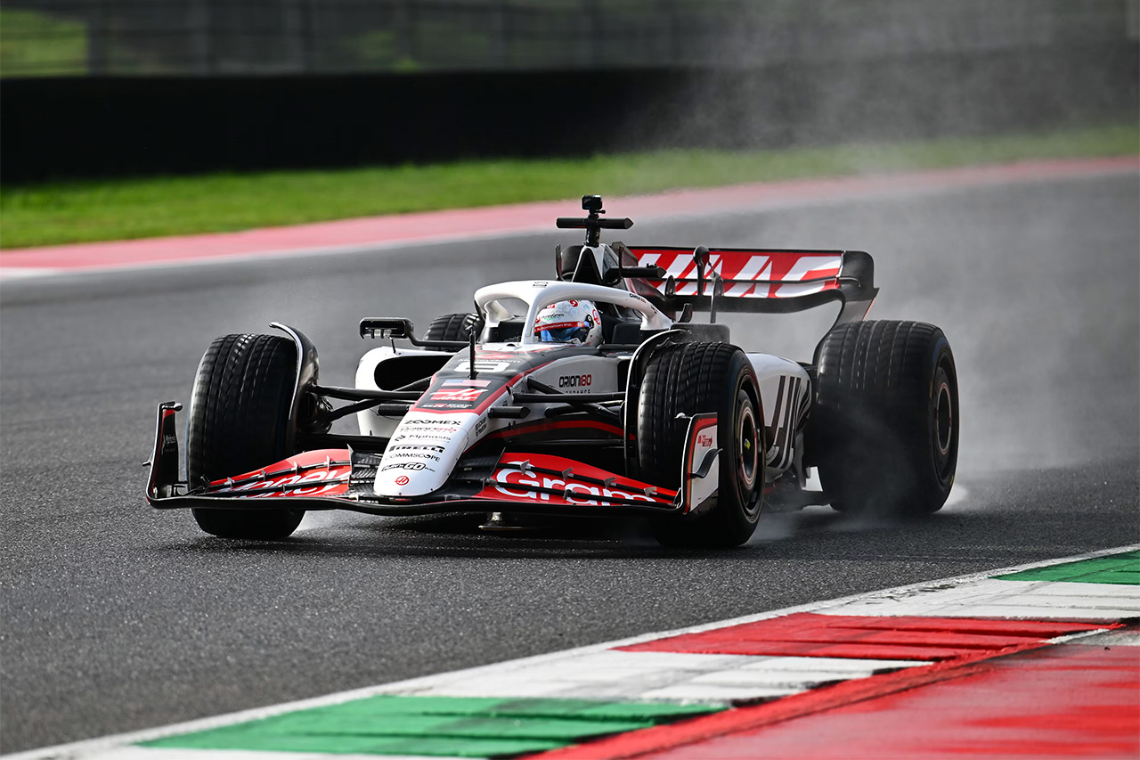 ロマン・グロージャン 5年ぶりにF1マシンで走行 ハースが特別テストを実施