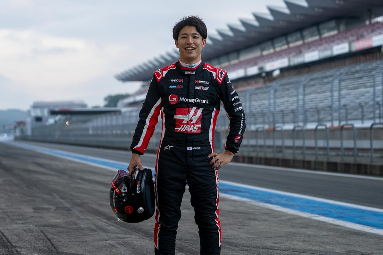 坪井翔 ハースF1チームとシルバーストンで2度目の旧型車テスト決定