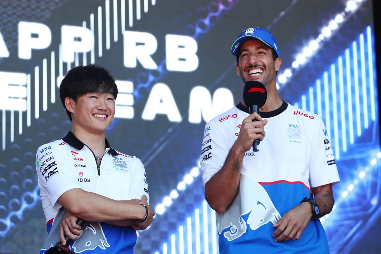角田裕毅 ダニエル・リカルドとのF1での絆「メンター的存在」