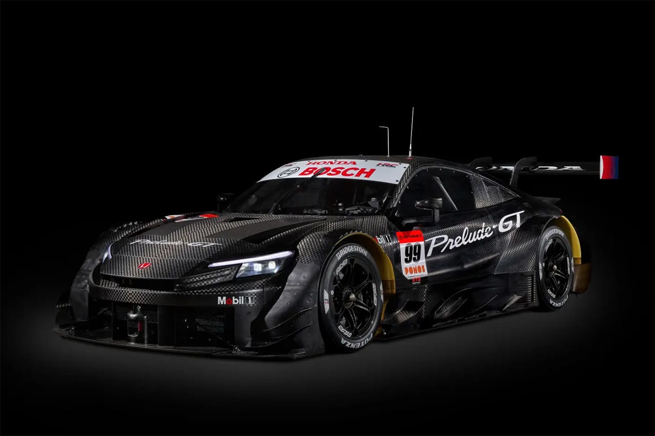 ホンダ 2026年スーパーGTに向けて開発中GT500車両「プレリュードGT」公開