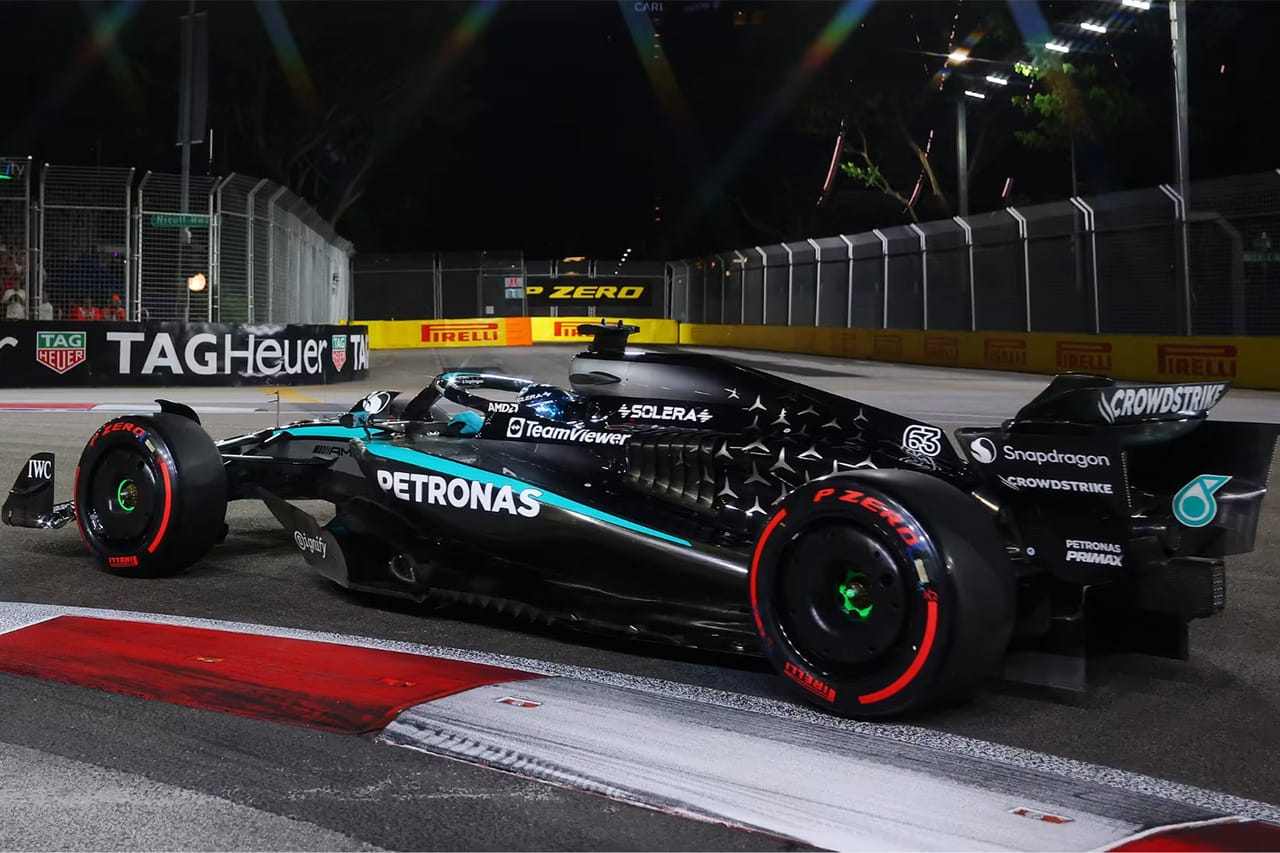 F1シンガポールGP 予選展開:ジョージ・ラッセルがコースレコードでPP獲得