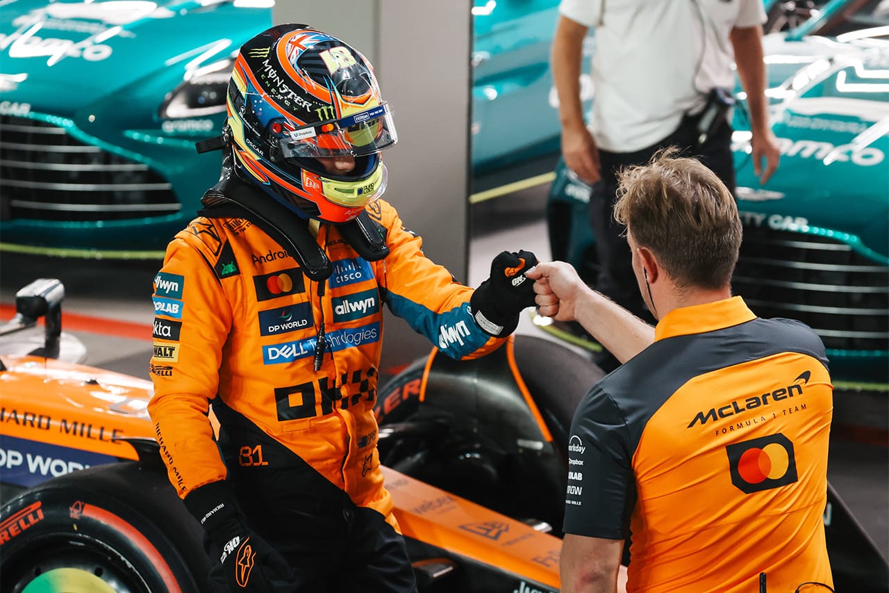 オスカー・ピアストリ F1シンガポールGP予選「メルセデスの速さには驚いた」