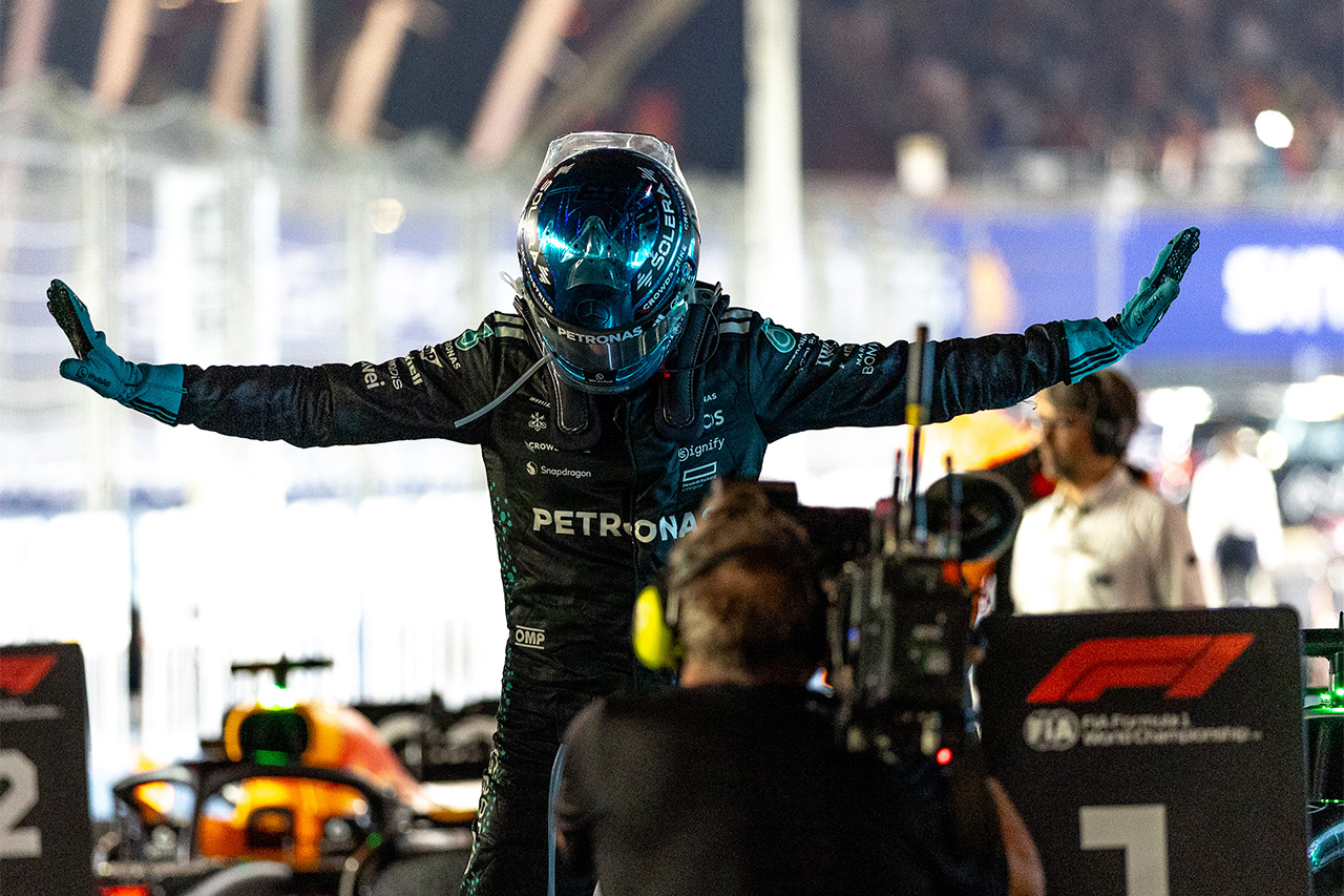 ジョージ・ラッセル F1シンガポールGP優勝「2年前の借りを返せた」