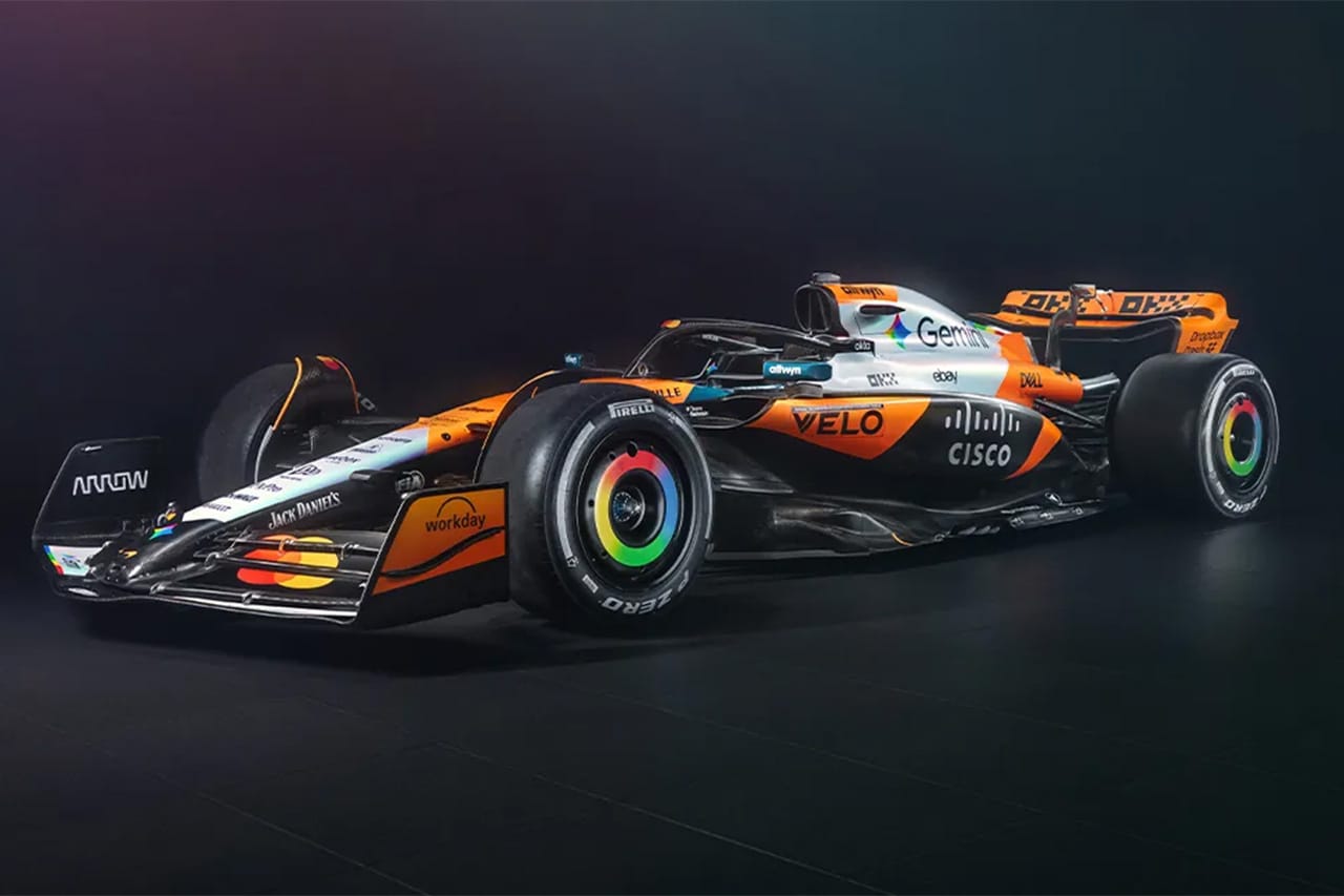 マクラーレン F1アメリカGPでGoogle Geminiとコラボした特別カラー