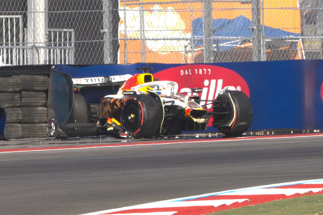 F1アメリカGP 予選Q1：ハジャーがクラッシュで赤旗 角田裕毅14番手通過