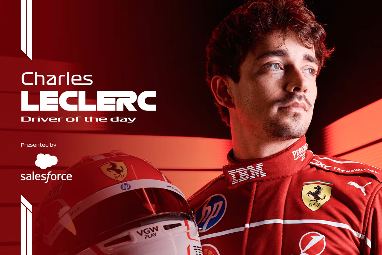 2025年F1 アメリカGP：シャルル・ルクレールがDRIVER OF THE DAY