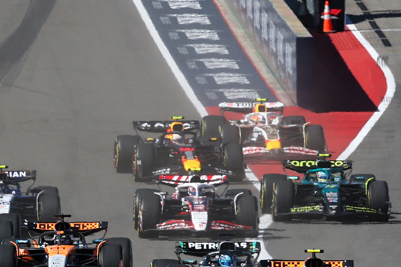【動画】 角田裕毅 F1アメリカGP決勝スタートでローソンを“意地”のブロック
