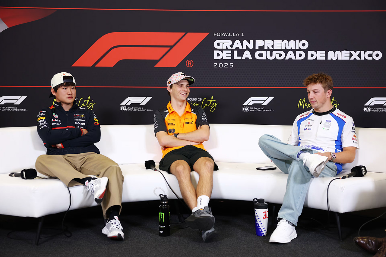 F1メキシコGP:木曜会見 Part.1 - 角田裕毅、ローソン、ピアストリ