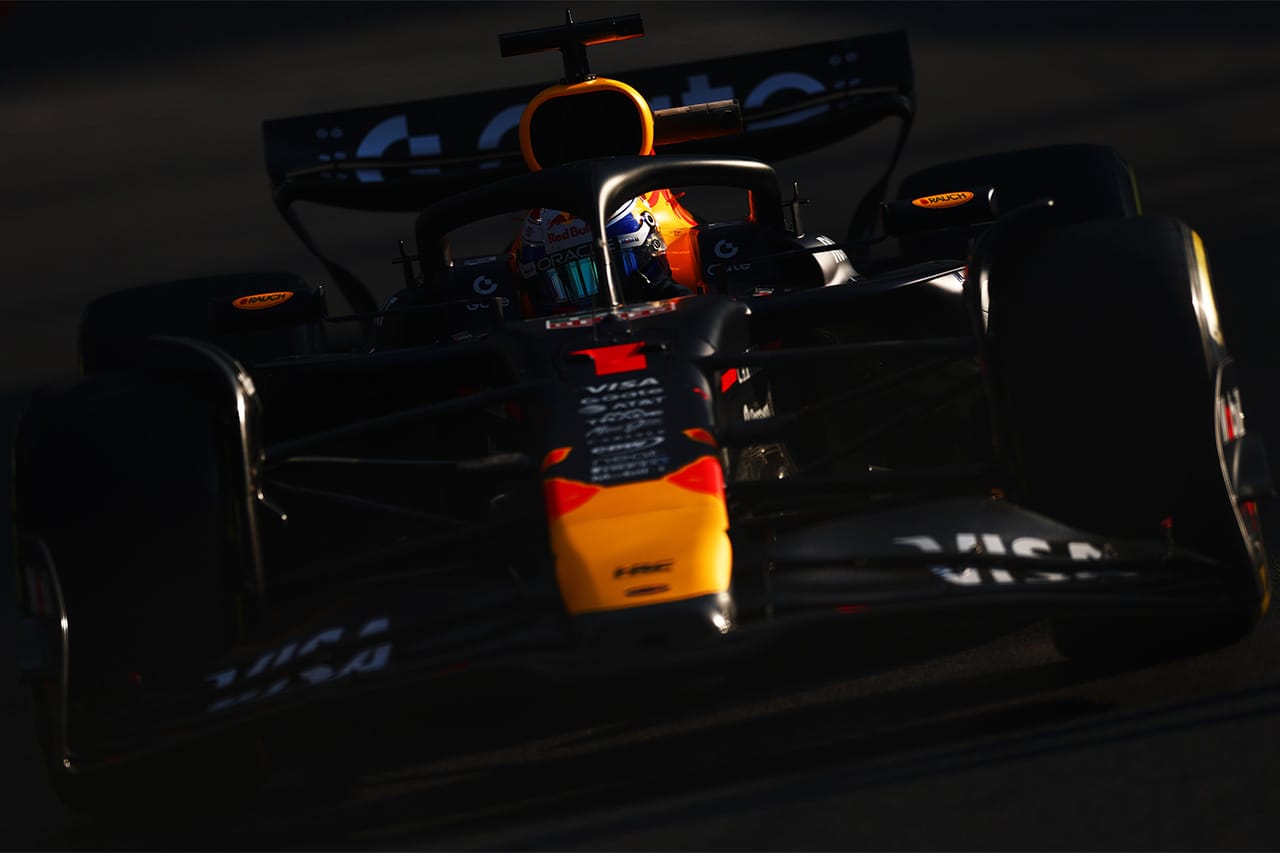 F1メキシコGP フリー走行2回目:フェルスタッペン首位 角田裕毅も初日7番手