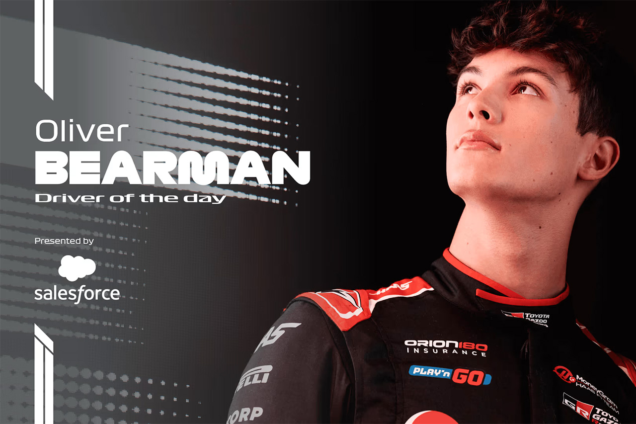 2025年F1メキシコGP：オリバー・ベアマンがDRIVER OF THE DAY