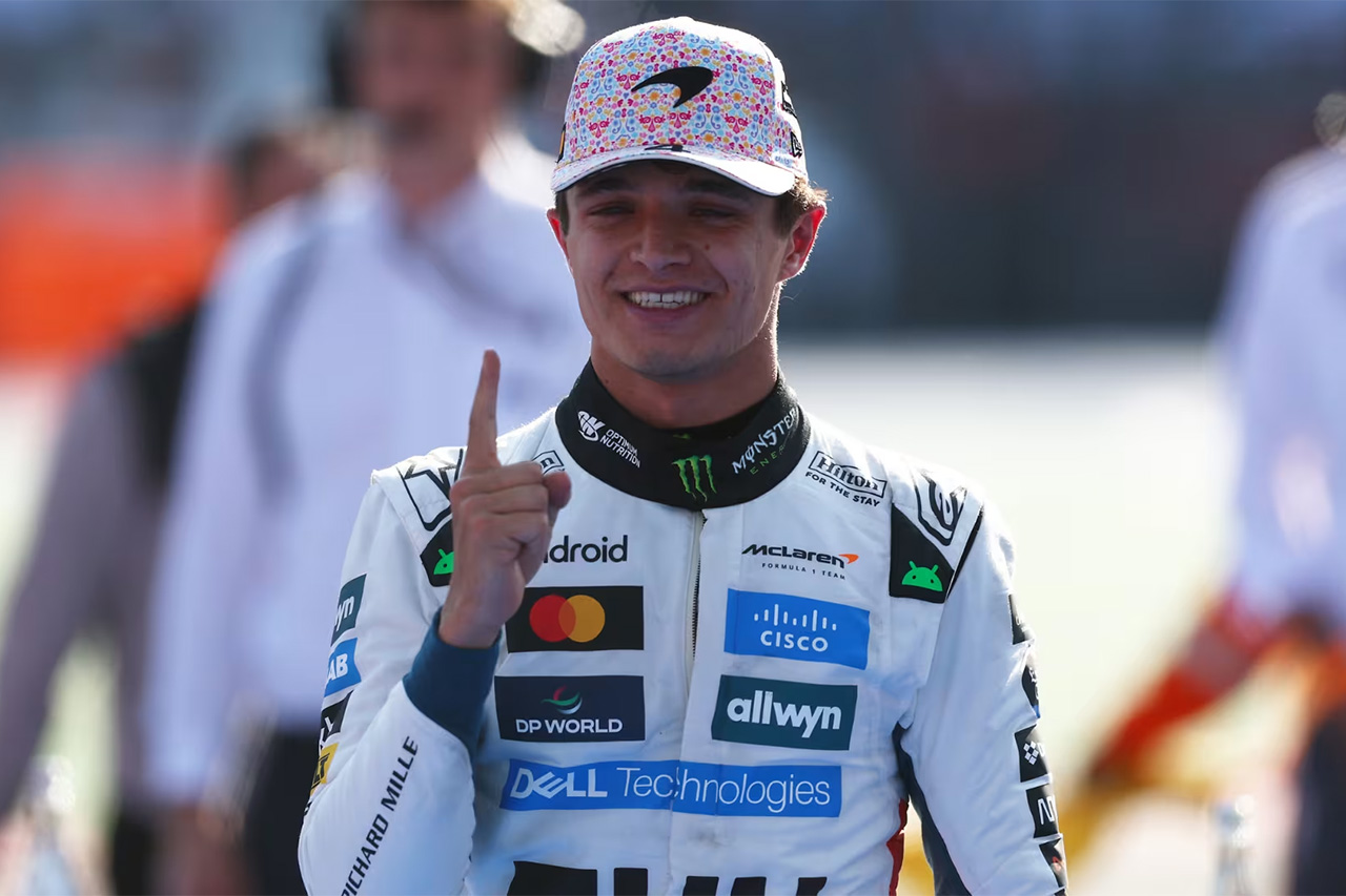 F1メキシコGP 決勝：ランド・ノリス圧勝でランキング首位浮上 角田裕毅11位