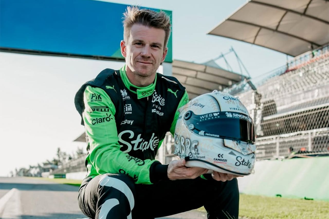 ニコ・ヒュルケンベルグ F1メキシコGPヘルメットを慈善オークションに出品