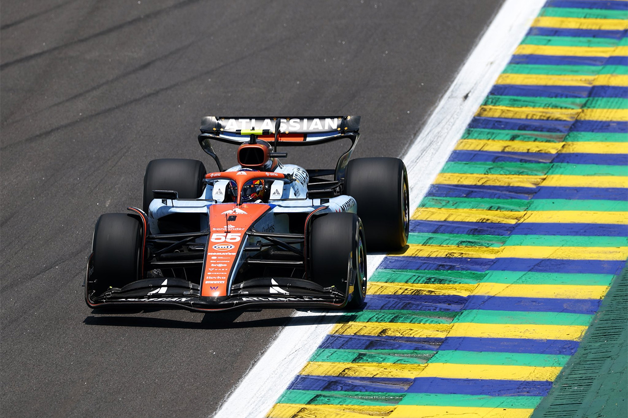 F1サンパウロGP フリー走行 展開：ノリスが首位、角田裕毅はバリア接触