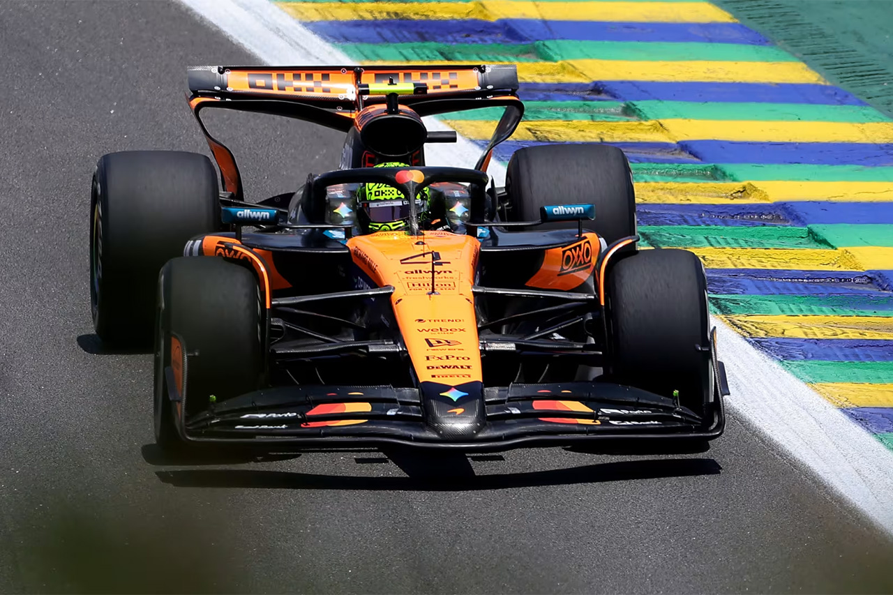 F1サンパウロGP FP1：ランド・ノリスがトップタイム、角田裕毅は最下位