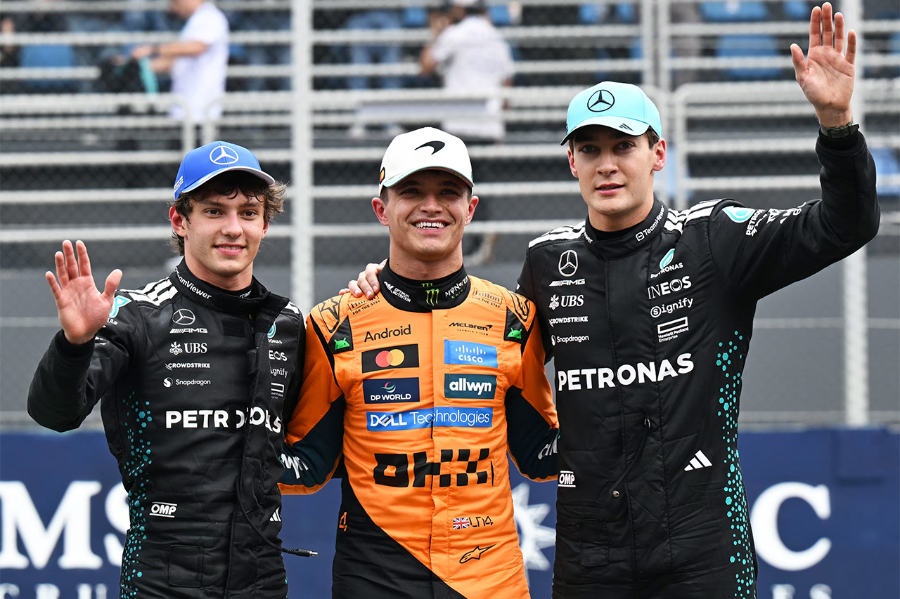 ランド・ノリスがF1サンパウロGPスプリント制覇 角田裕毅は14位
