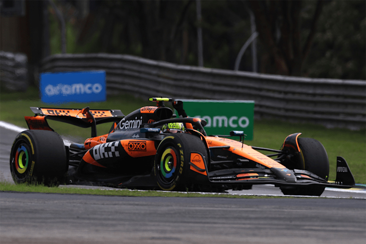 F1サンパウロGP 展開:ノリス優勝 フェルスタッペンがピットレーンから3位