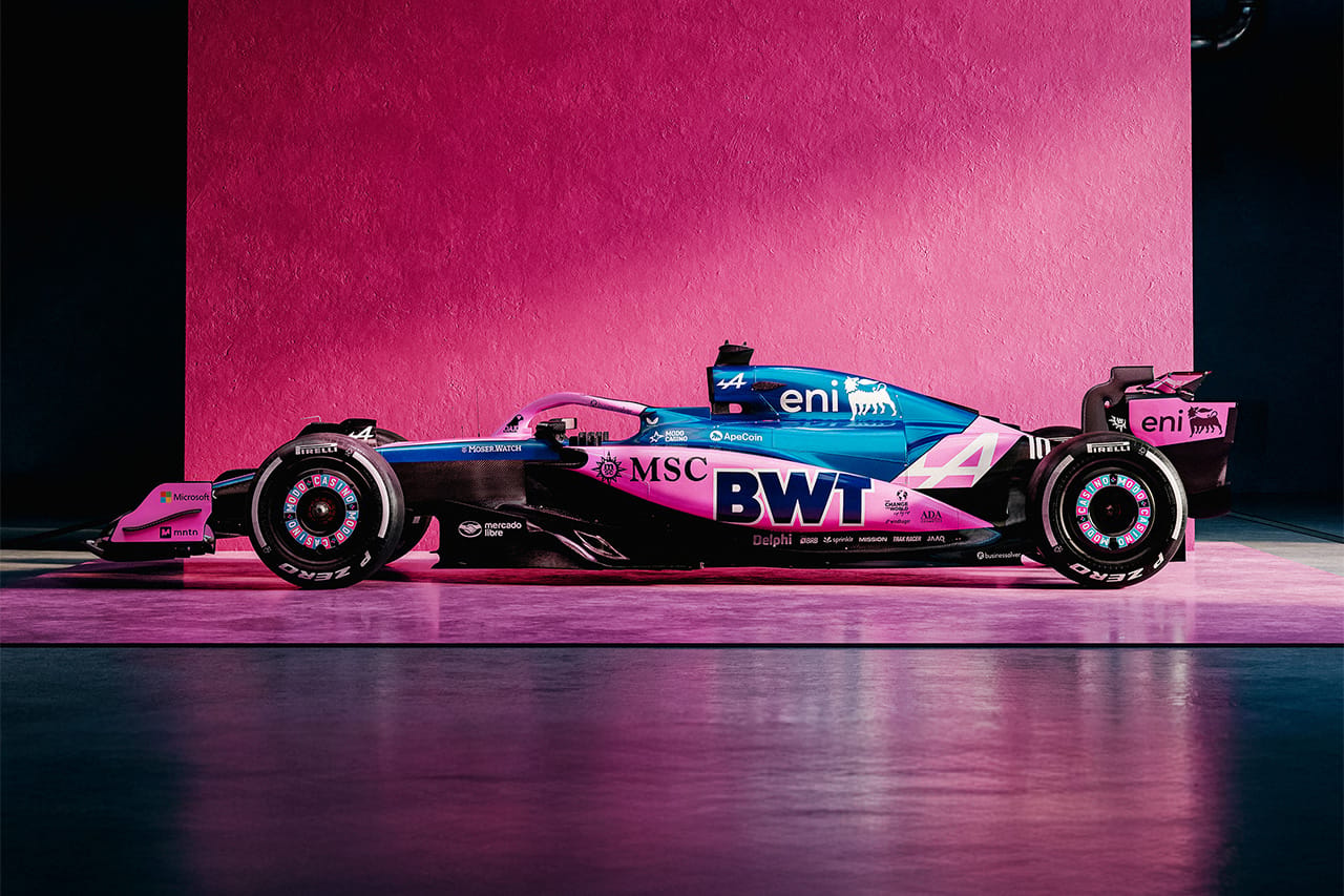 アルピーヌF1チーム ラスベガスGP以降の最終3戦で“ピンク仕様”を投入