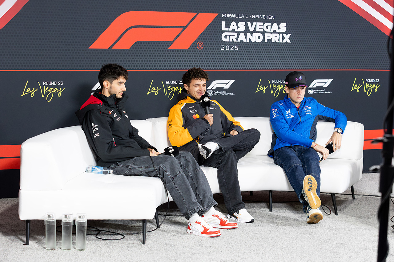 F1ラスベガスGP：記者会見 Part.1 - ノリス、コラピント、オコン