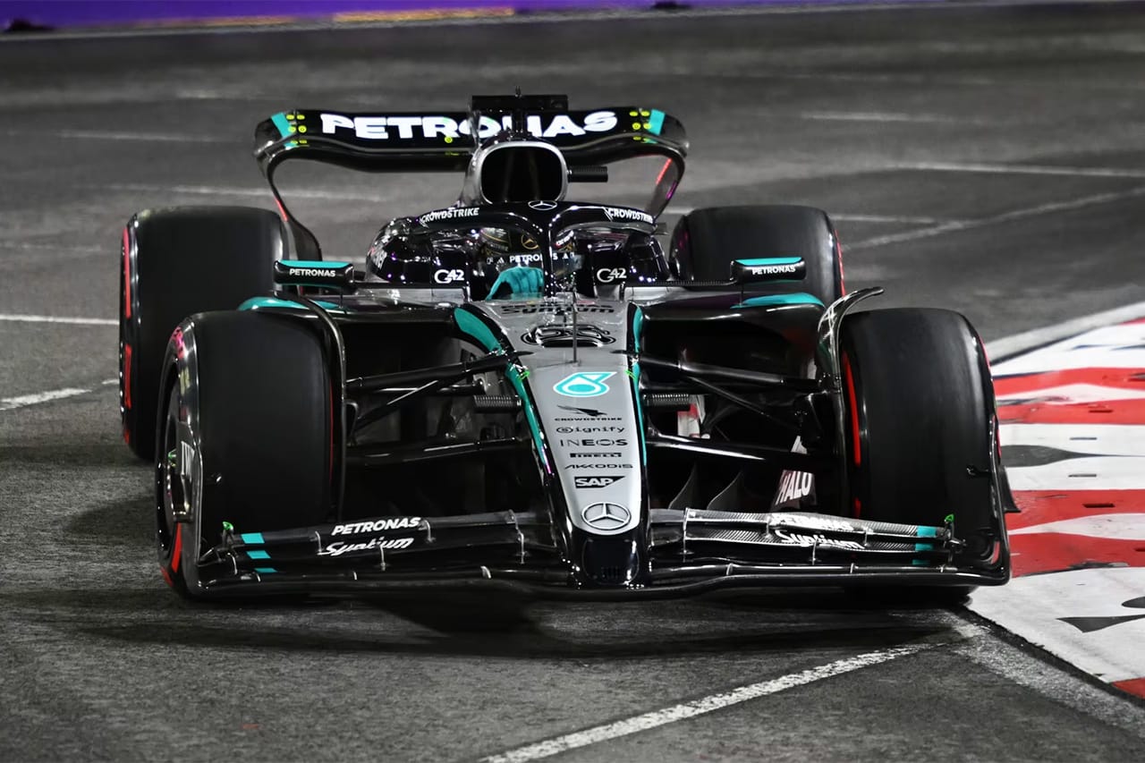 F1ラスベガスGP FP3:ラッセル最速、角田裕毅は黄旗にも阻まれ18番手