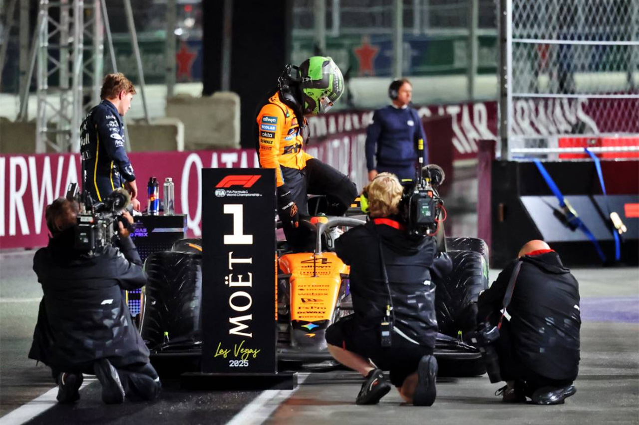 F1ラスベガスGP決勝 スターティンググリッド：角田裕毅はピットレーンスタート