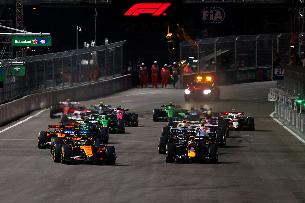 角田裕毅は14位 … F1ラスベガスGP 決勝 結果・タイムシート