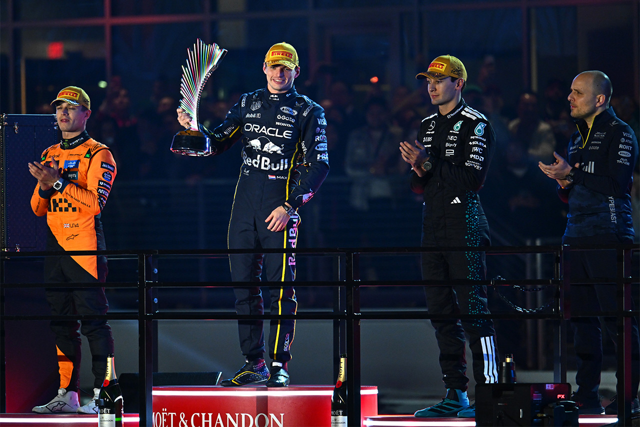 2025年F1ポイントランキング（第22戦 ラスベガスGP 終了時点）