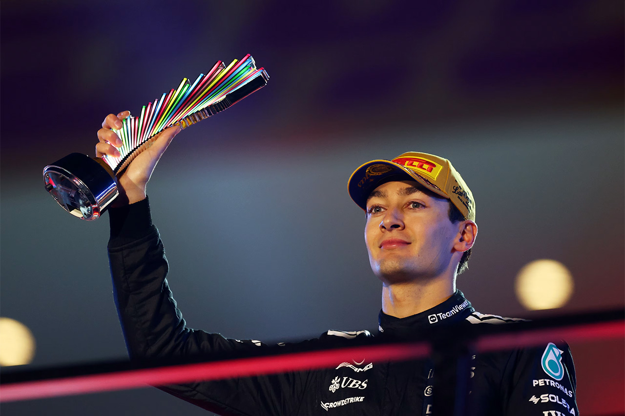 ジョージ・ラッセル F1ラスベガスGP決勝「またステアリングの問題が出た」