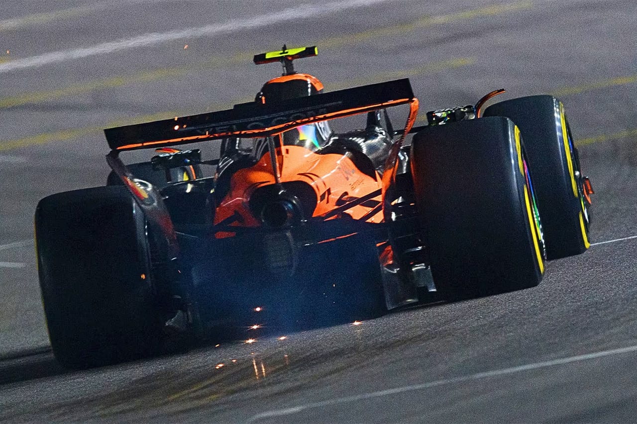 マクラーレン F1ラスベガスGPでW失格: 0.12mmの摩耗でタイトル争い激変