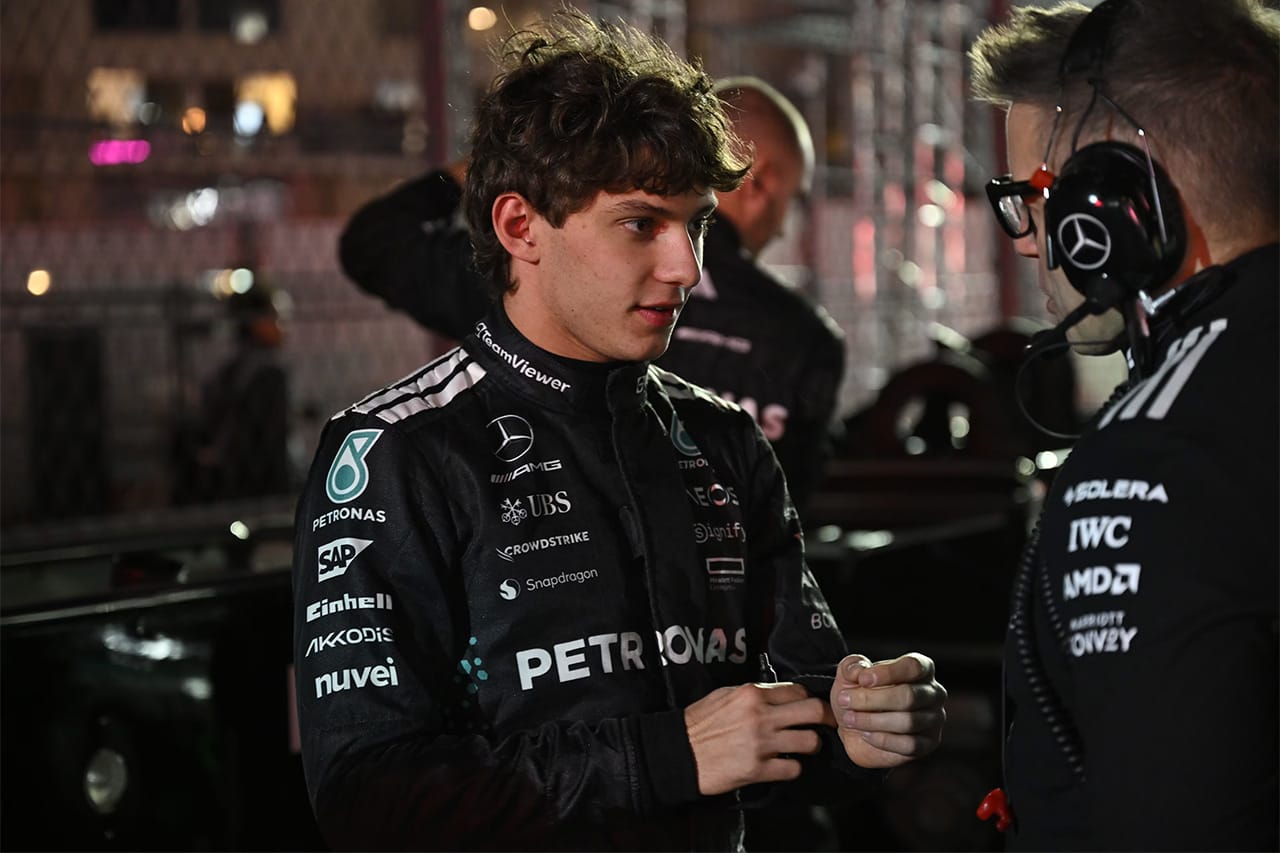 メルセデスF1のトト・ヴォルフ、アントネッリの急成長に確信「計画通りだ」