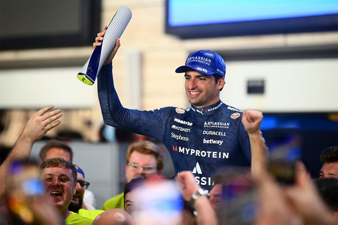 カルロス・サインツJr. F1カタールGP決勝「全く予想していなかった表彰台」
