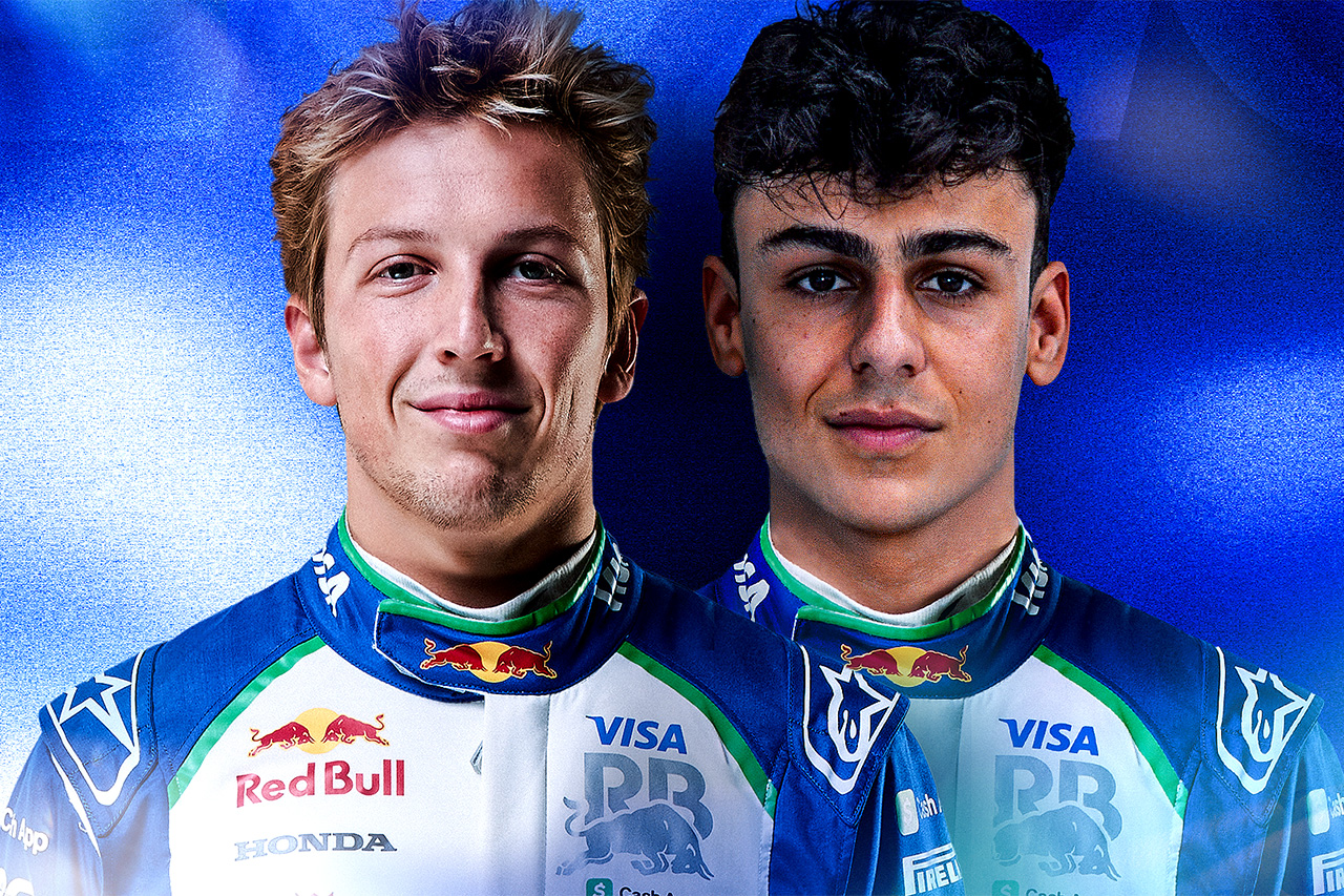 レーシングブルズF1 2026年はリアム・ローソンとアービッド・リンドブラッド起用