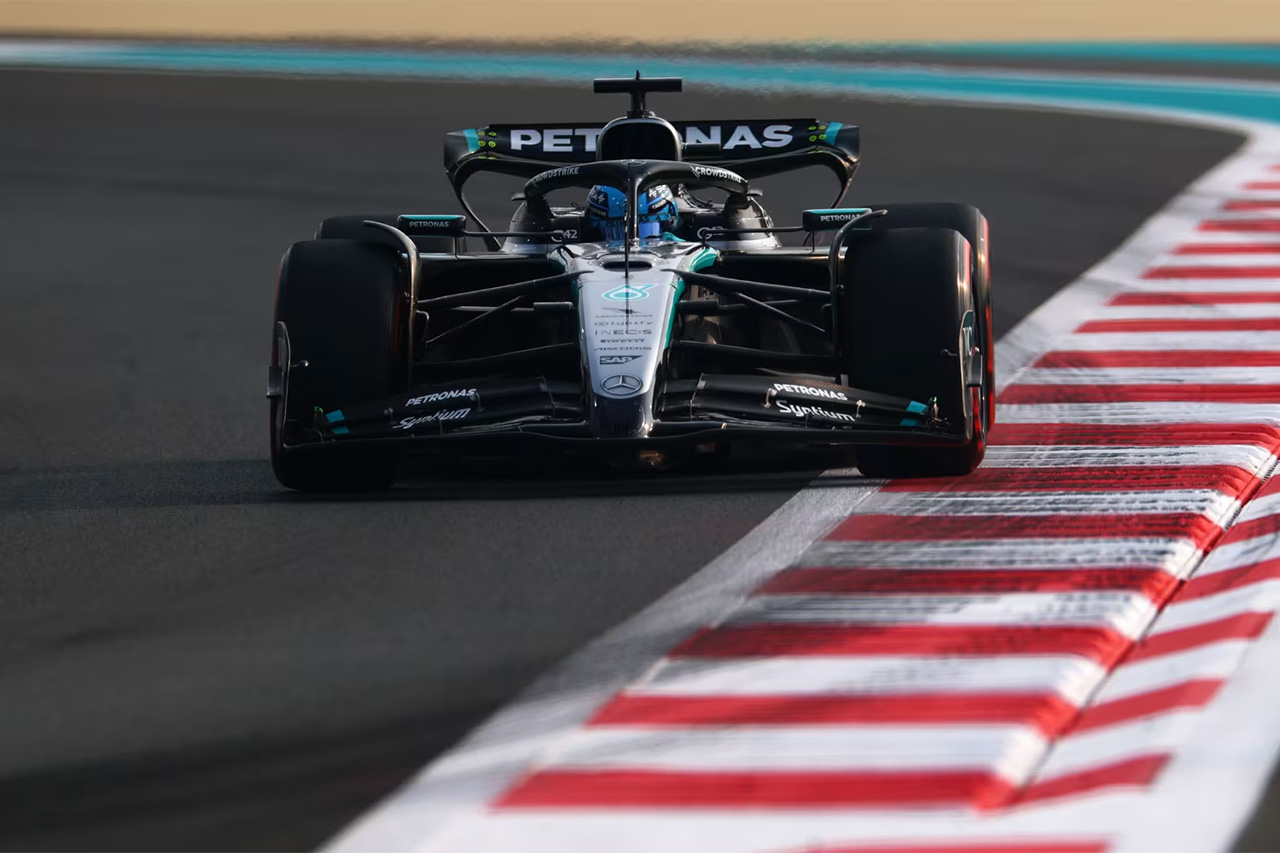 F1アブダビGP FP3：ラッセル僅差首位、角田は接触被害で20番手