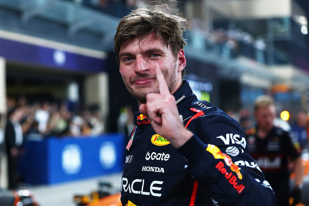 F1アブダビGP 予選：フェルスタッペンが渾身のポール獲得 角田裕毅10番手