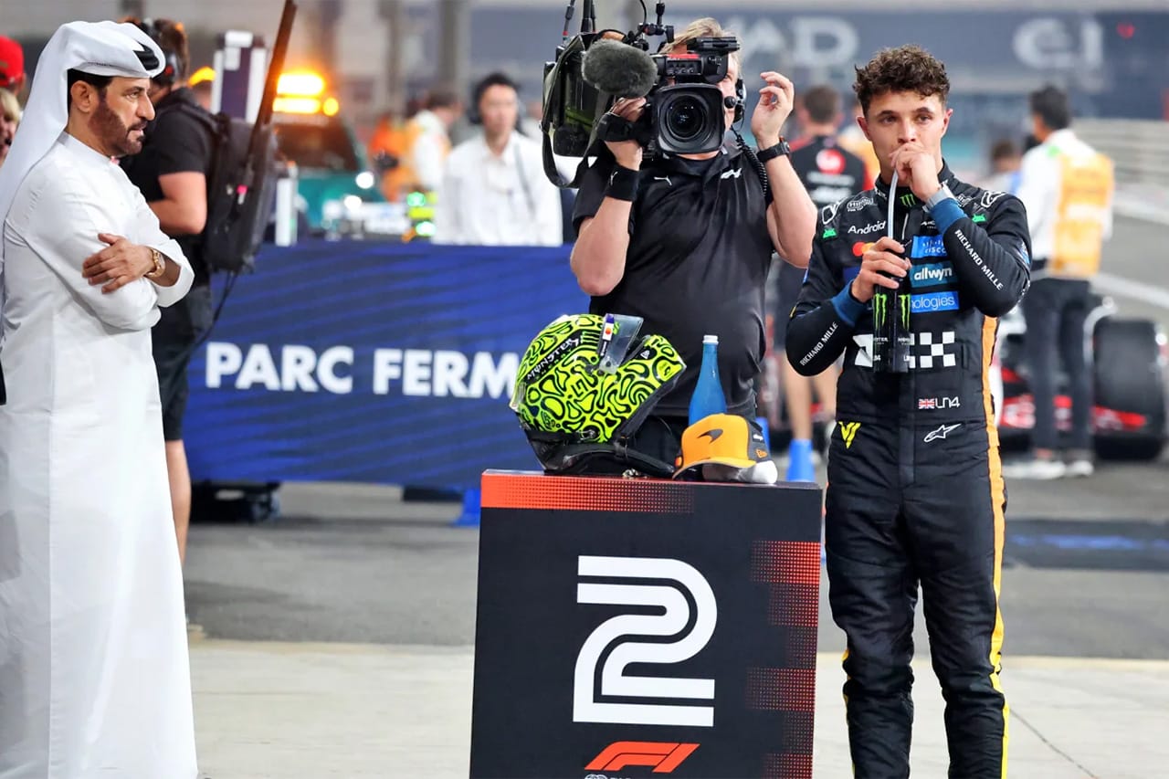 ランド・ノリス F1アブダビGP予選「前に出したくない相手の後ろで失望」