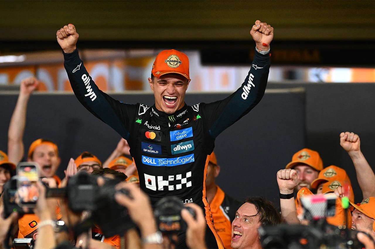 2025年F1ランキング：ランド・ノリスが初栄冠でマクラーレンがWタイトル