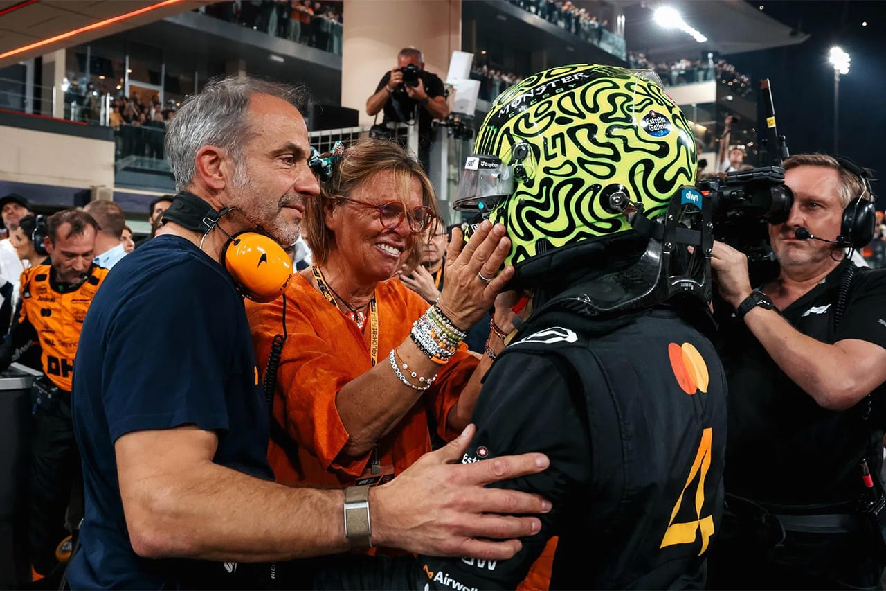 ランド・ノリス母の心温まる反応が話題 息子の初のF1王者に“胸いっぱい”