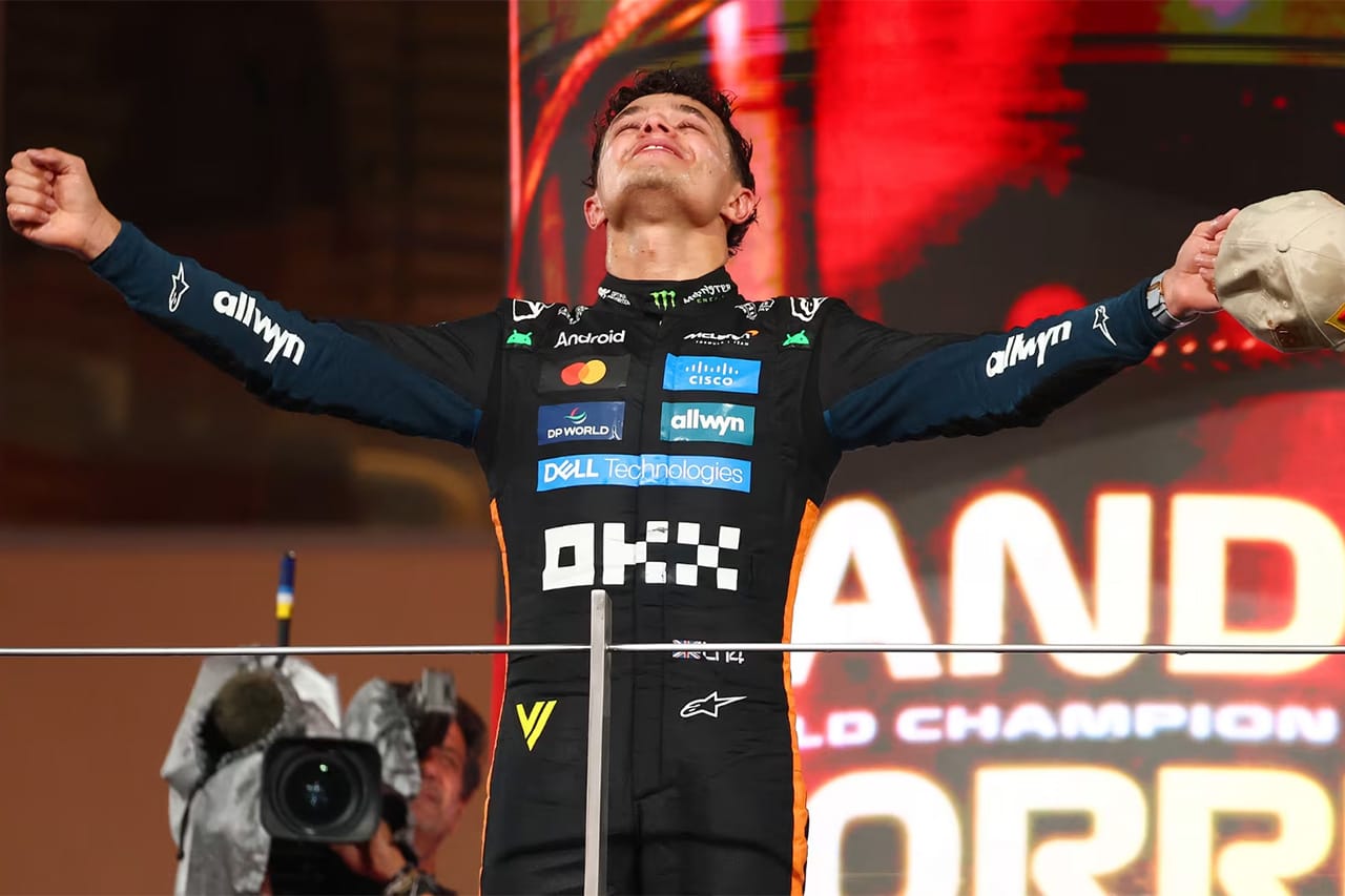 ランド・ノリス 2025年F1ワールドチャンピオン獲得「夢に見た瞬間」