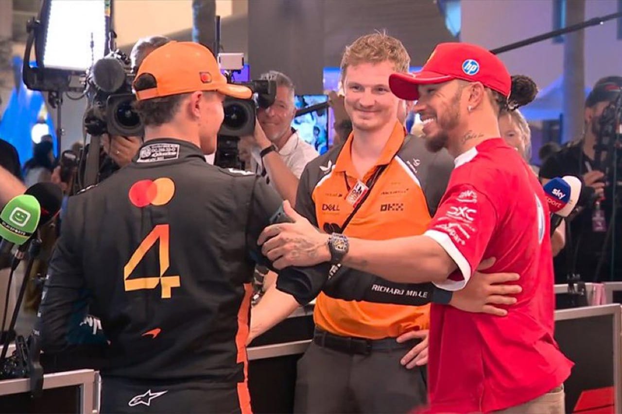 ルイス・ハミルトン F1新王者ランド・ノリスを祝福「本当に誇りに思う」