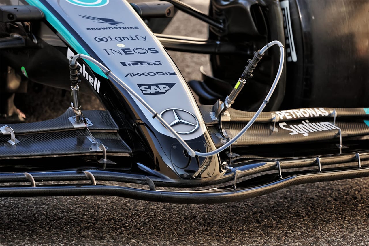 2026年F1ミュールカーで可動式フロントウイング試作機が初披露
