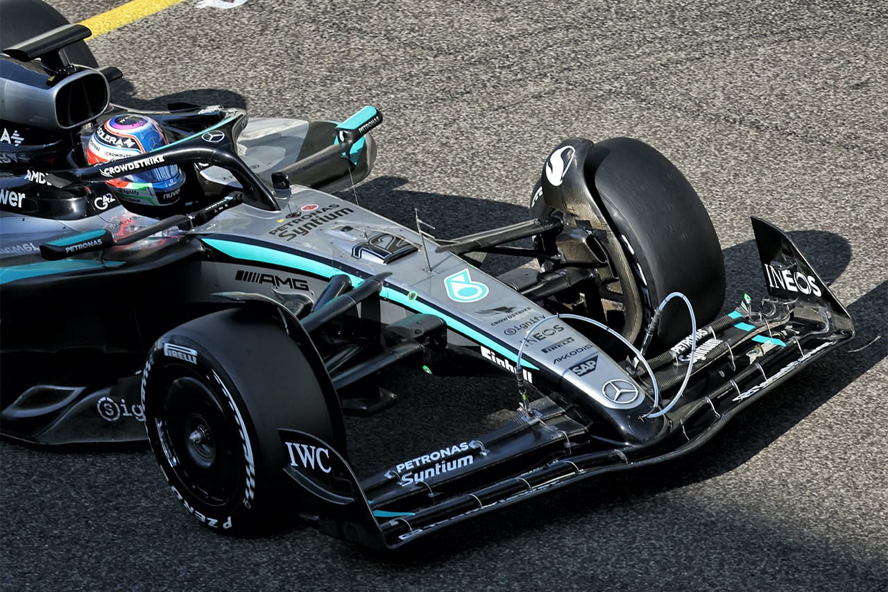 メルセデスF1 2026年可動フロントウイングを評価「まだ楽観視できない」
