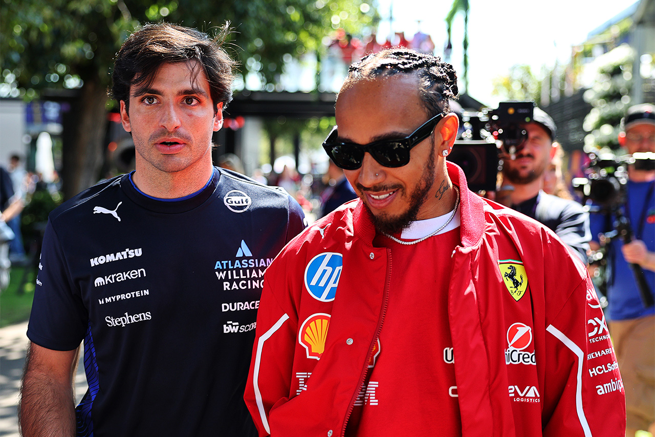 カルロス・サインツJr. 「ハミルトンのフェラーリF1での不振を喜ぶことはない」