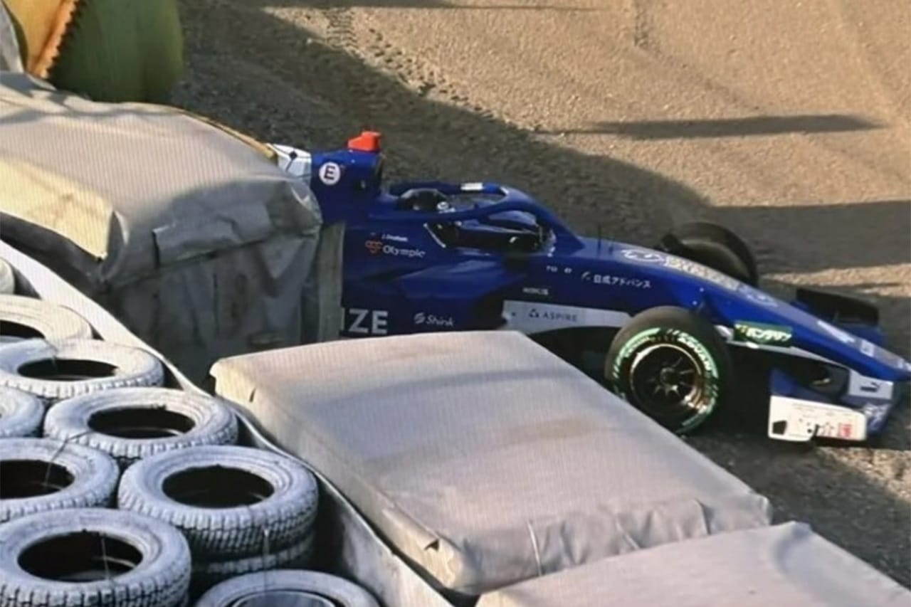 ジャック・ドゥーハン スーパーフォーミュラテストで3日連続クラッシュ