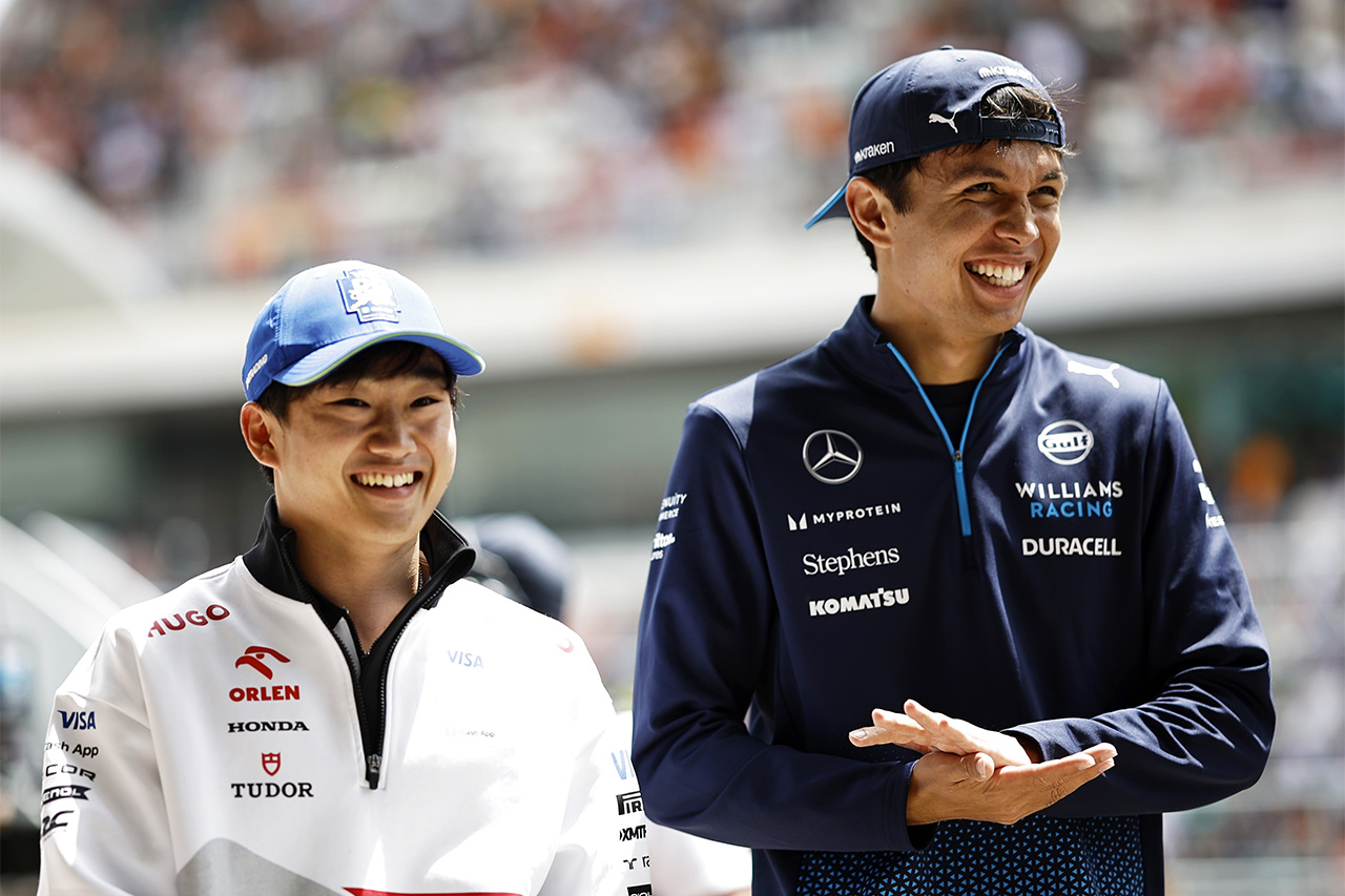 角田裕毅のレッドブルF1離脱にアルボン断言「必ず戻って表彰台を獲得する」