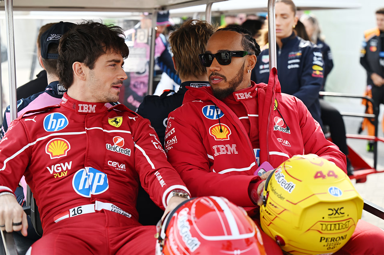シャルル・ルクレール フェラーリF1でハミルトン苦戦も「助言することはない」