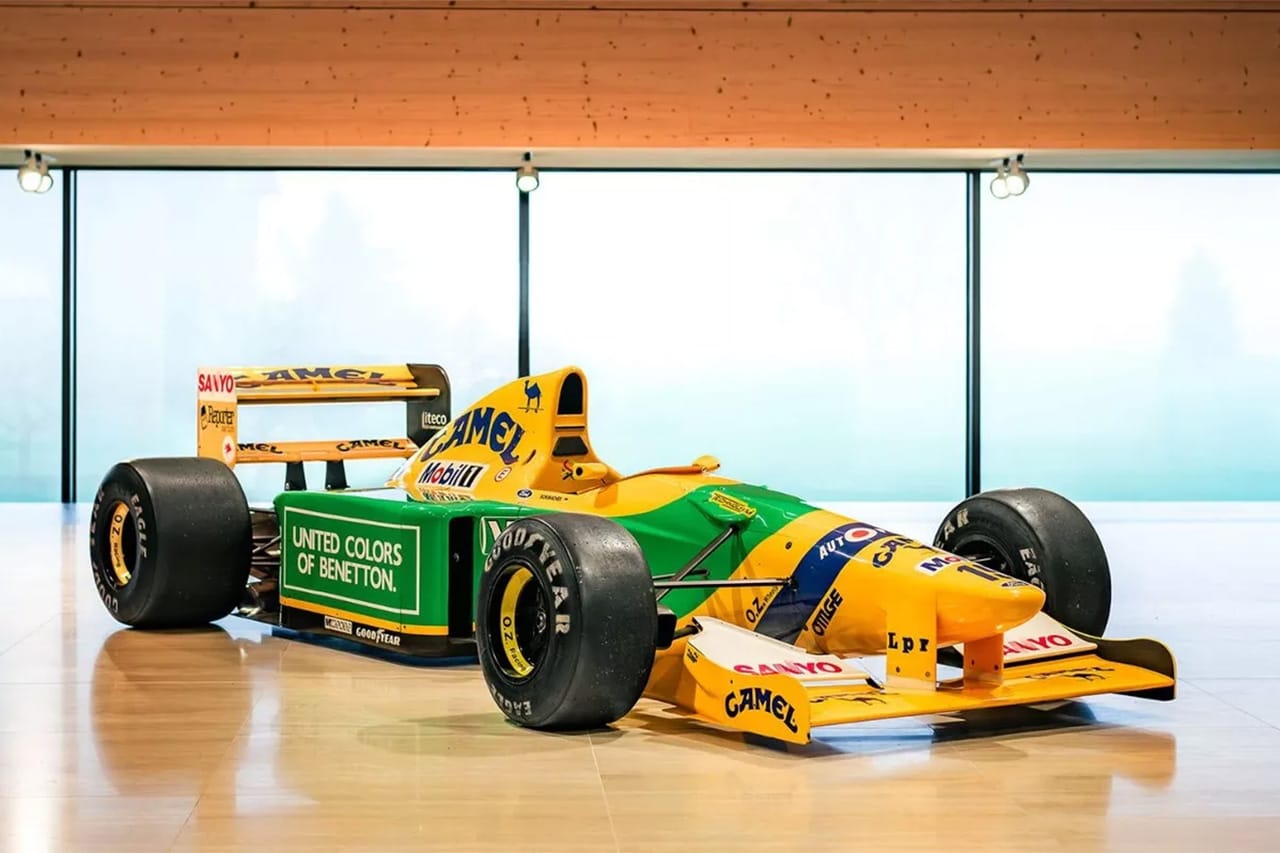 ミハエル・シューマッハF1初勝利のベネトンB192がオークションへ